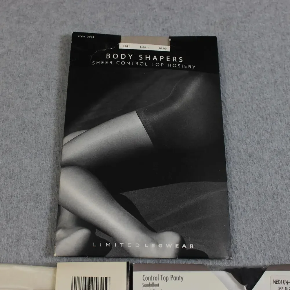 Donna Karan Pantyhose Womens C Sheer Control Lot 3 Tall Career Office Work USA